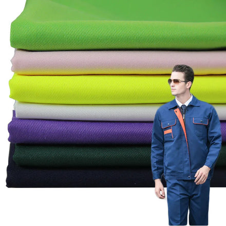 Factory Promotion 35% Cotton 65% Polyester Heavyweight Twill Fabric Waterproof Wicking Woven Bag Workwear for Chef School