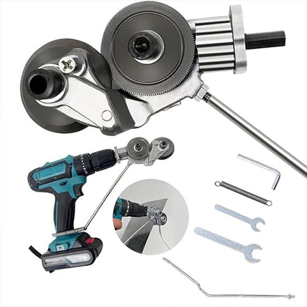 Electric Drill Refitting Plate Shears With Positioning Grooves Sturdy Metal Gear-heads Light Portable