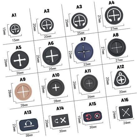 Custom Logo Embossed/Debossed Earphone Port Hole Sew-On Clear PVC 3D Silicone Customized Patches in Various Colors for Backpack