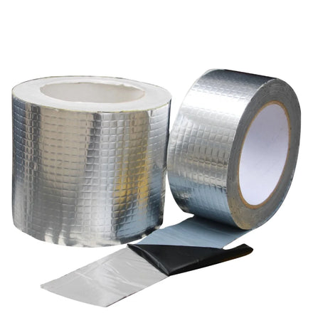 Waterproof Aluminum Foil Butyl Tape Strong Adhesive Butyl Rubber Sealing Tape Roof/Pipe Sealant Adhesive Tape