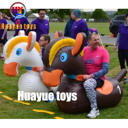 Hot Selling Outdoor Decorative Horse Customized Interesting Racing Deby Jumping My Little Toys Hops Large Bouncer