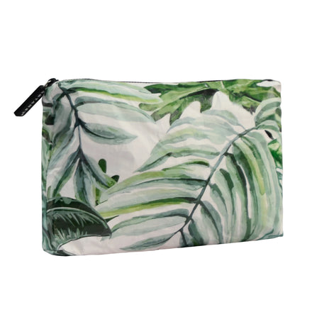 Custom Printed Zipper Closure Lightweight Waterproof Tyvek Paper Soft Cosmetic Pouch & Makeup Bag