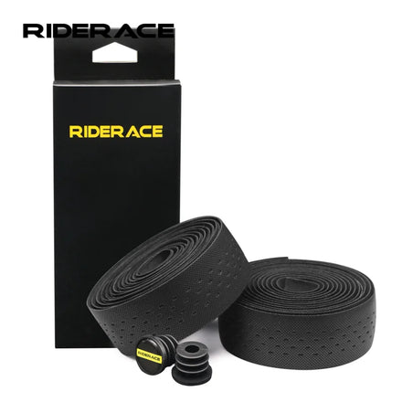 RIDERACE Bicycle Handlebar Tape Soft Breathable Eva Pu Bar Tape Road Bike Damping Anti-Vibration Wraps With 2 Bar Plug Parts