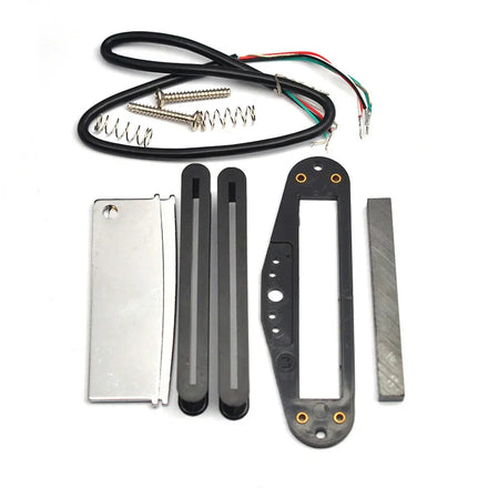 Electric Pickup DIY Kits- Mini Humbucker Double Coil Pickup Bobbin/Ceramic Bar/Cable/Blade/Baseplate Pieces Pickup Kits