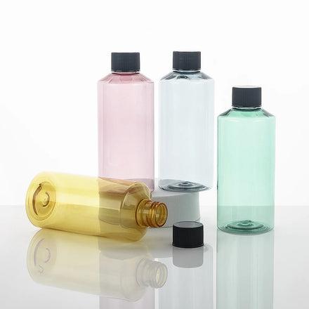 BPA Free Factory Food Grade 200ml Beverage Liquid PET Plastic Medical Bottle Pharmaceutical Packaging with Screw Cap