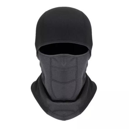 Custom Logo Designer Tactical Black Polyester Winter Full Face Balaclava for Cycling Outdoor Use