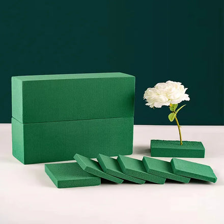 Wet Floral Foam Bricks Oasis Flower Arrangement Mud Block Green Preserved Fresh Flower FoamFlower Clay Fixing Foam for Flowers