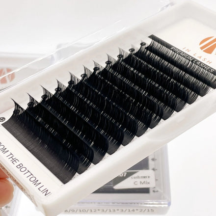 Custom logo Private Label Russian Volume Matte Black Cashmere Lash Extensions Volume Tray