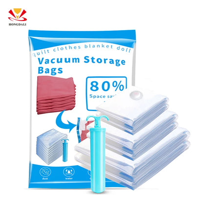 Hot Sale Transparent Compression Dustproof Jumbo Blanket Vacuum Storage Bags Multifunctional Sustainable Clothes Household
