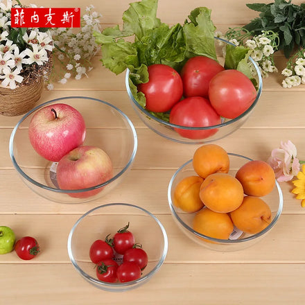 Catering Microwave Clear Glass Plate Round square Custom logo Tempered Glass Baking Serving Dish Plate Set Factory Price