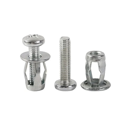 Zinc Plated Carbon Steel Jack Rivet Nut Petal Expansion Blind Threaded Insert for Online Store Inventory