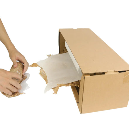 Mini Making Protective Cushioning Pad Machine Multi-ply Kraft Paper Material Honeycomb Packaging