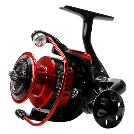 KM1000-7000 15kg Max Drag Metal Rocker 5.2:1 Spinning All Metal Line Cup Rocker Ice Fishing Spinning Reel
