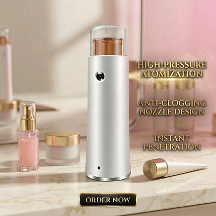 Professional Nano Serum Atomizer High-Pressure Oxygen Injection Device Skin Booster Essence Portable Mesotherapy Spray Household