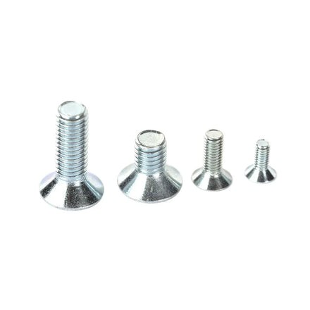 DongjJi Factory Prices White Zinc Plating Flat Head Pan Head Screw Countersunk Head Hexagon Socket Bolt Screw Type Compressor