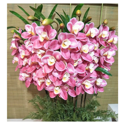 3D Cymbidium Decoration Mariage Artificial Flowers Decorative