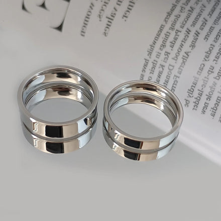 4mm 6mm Classic Style Stainless Steel Rings Anillos De Acero Inoxidable Para Hombre Hot Stainless Steel Couple Ring Prices