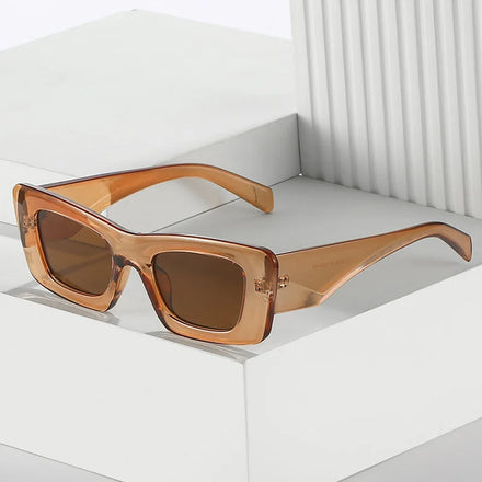 New Trending Custom Fashion Vintage Sun Glasses Cat Eye Frames Shades Thick Frame New Sunglasses Women