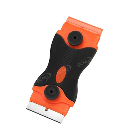 DCHOA 2 in 1 Cleaning Scraper Tool Plastic Double Head Razor Blade Scraper for Stickers Labels Glass Auto Window Remover