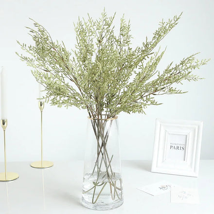 M915 Natural Artificial Flowers Lovegrass Decorative Floral Handmade Bouquet Arrangement Artifical Limonium Flowers