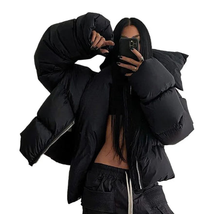 Thick Winter European Clothing Fashion Warmer Puffer Jacket Women Outwear Plus Size Women's Coats