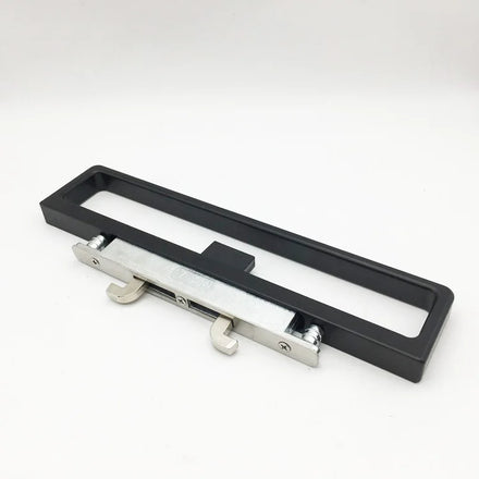 Minimalist Narrow Edge Aluminum Bathroom Glass Door Locks Slim Sliding Door Handle Apartment Lifetime Warranty