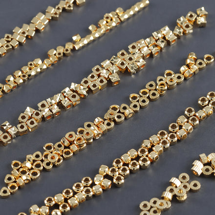 MA31 50pcs/lot Jewelry Accessories18k Gold Platedcopperpass REACHnickel Freeball Snap Claspsdiy Making Findings