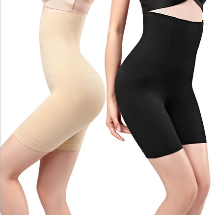 Women's High Waist Body Shaper Large-Size Nylon Slimming Postpartum Shapewear with Breathable Tummy Control