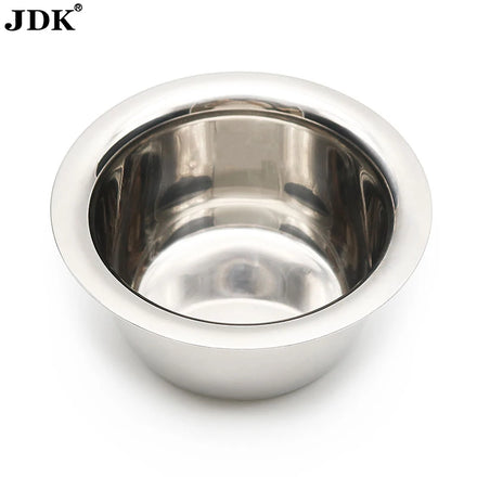 Stainless Steel Shaving Soap Container Bowl Shaving Dish Soap Holder Brush Mug