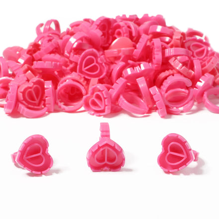 VEYES Multicolour Plastic Eyelash Glue Ring Flowering Eyelash Extension Tools and Glue Holder for Lash Extension