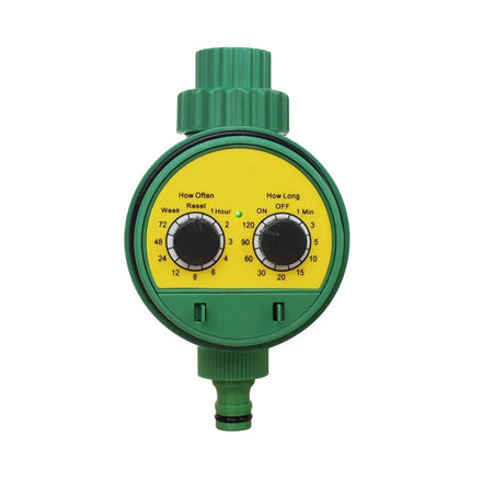 6607 Smart Automatic Irrigation Controller Double Dial Family Automatic Watering Knob Timer Diaphragm Structure Solenoid Valve