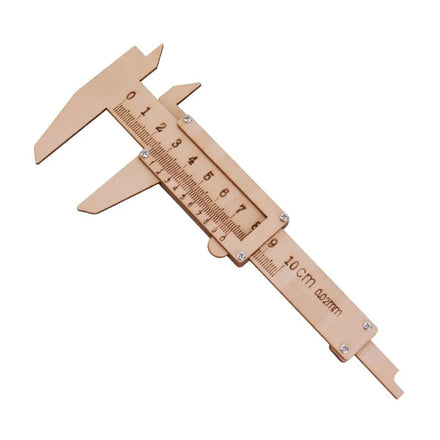 Creative Wooden Vernier Caliper DIY STEM Educational Toy Assembly Puzzle for Kids