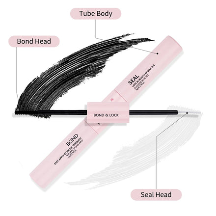 Long Lasting No Smell Lash Bond Seal Wholesale Pre Cut Professional Cluster Segment Diy Waterproof Oil Resistant Lash Glue
