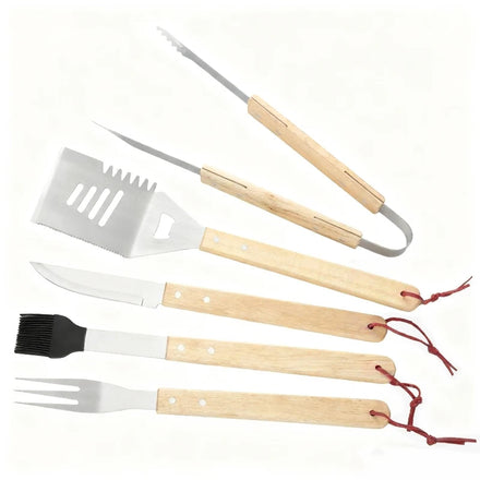 New Design Kitchen Product Multi-Function Grilling Accessories Kitchen Utensils Sets 5 Pcs Stainless Steel Grill Bbq Tools