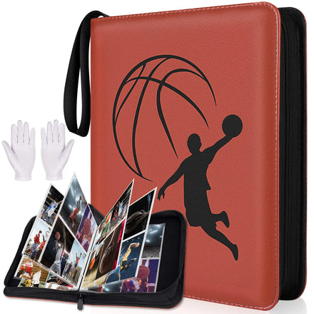 Hot Sale PU Custom Leather Pack Card Album or Game Customized Basketball Card Binder Mtg Trading Card Binder