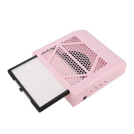 2023 New Innovative Strong Suction Professional 80W Brushless Motor Electric Nail Dust Filter Collector Extractor for Nail Salon