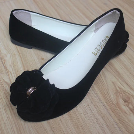 Modern Design Flower Casual Comfortable Shoe Cheap Ladies Women Flat Shoes