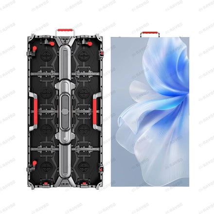 RAYBO Rental High Resolution InnoVisual Series LED Display Flexible 21x6.3ft P2.604 for the Indoor Press Conference in Croatia
