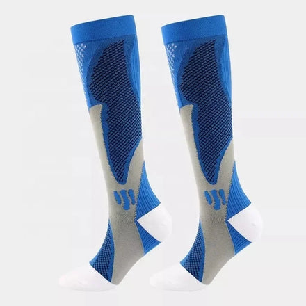 Custom Professional Tennis Basketball Football Compress Socks Anti-microbial 20-30mmhg Running Compression Socks for Cycling