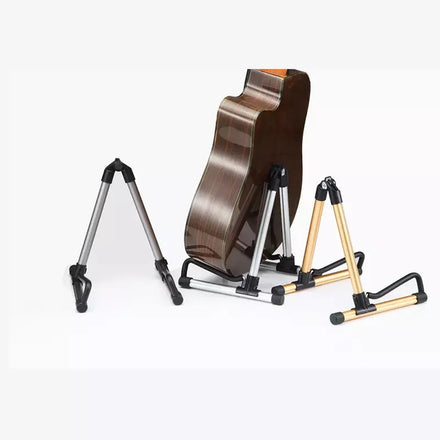 Hot Selling Durable A-frame Guitar Stand Aluminum Alloy Guitar Vertical Floor Stand for Electric Guitar Bass Ukulele