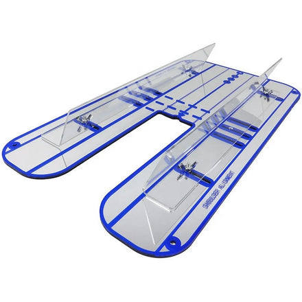 Custom Logo YIHUI GPM02 Multi-Color Golf Putting Alignment Mirror Training Aids Acrylic Swing Trainer 44.5cm