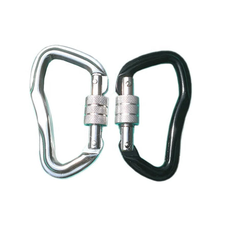 4 Inch Custom Locking Carabiner Hook Big Carabiner With Screw Lock Outdoor Sports Camping Hammock Carabiner Metal Clip Car Parts