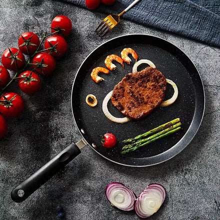 2025 New Aluminum Non-stick Mini Pizza Pan Thin Pancake Cheap Price Good Quality Best Selling