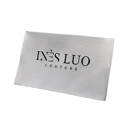 Design Your Custom Brand Name Printing Organic Cotton Fabric Tag Clothing Labels Linen Clothing Labels