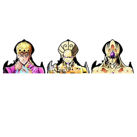 Giorno 3D Motion Anime JoJo's Bizarre Adventure Waterproof Eco-Friendly Cartoon Stickers for Car Laptop Wall Decor Gift