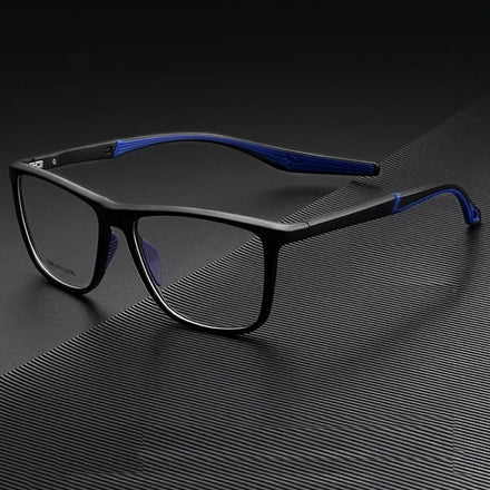 TR90 Durable Sports Spectacle Light Weight Wayframe Design 2 Detachable Side Arm Flexible Big Size Black Gray Eyeglasses Frames
