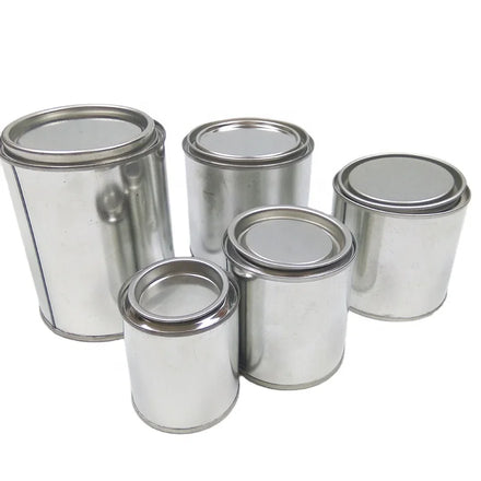 100g/250g/500g/1000g Unlined Metal Tin Can With Lever Lid for Paint/Glue/Candle/Wax/Adhesive/Chemical/Lubricants/Engine Oil
