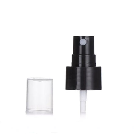 China Gold Silver Aluminum Plastic Pump Sprayer Fine Mist Non Spill Shiny Silver Bottles 24/410