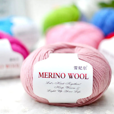 Supersoft Wool Thread 50g 128m Knitting Sweater 100%merino Yarn for DIY Hand Knitting