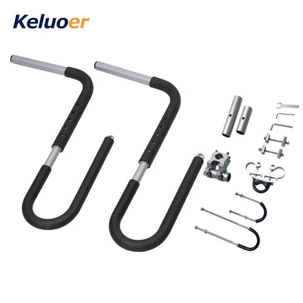 Professional Manufacture Longboard Bike Rack Aluminum Surf Rack Bike Surfboard Bicycle Carrier
